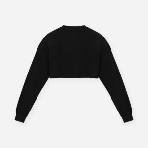 Long sleeve shelled crop top