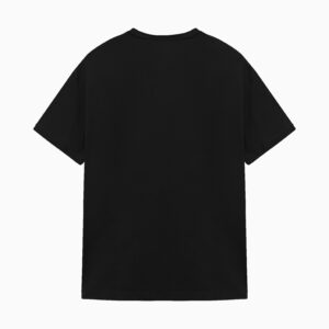 Roll neck embroidered shell Tee UNI BLACK - Image 4