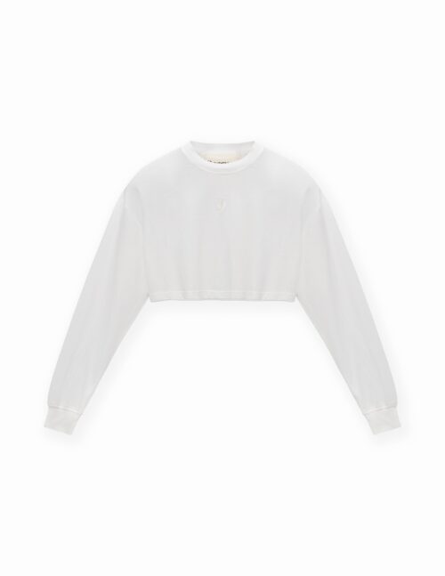 Long sleeve shelled crop top - Image 3