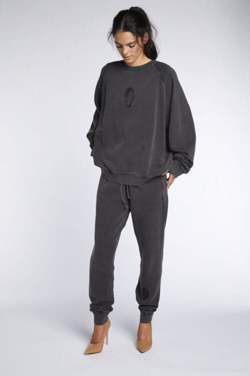 Embroidered Shell sweatpants UNI WASHED - Image 6