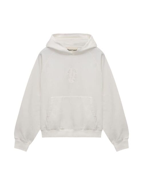 Large Embroidered Cowrie Hoodie UNI OFF WHITE - Image 8