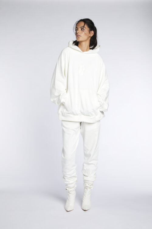 Embroidered shell sweatpants OFF WHITE - Image 4
